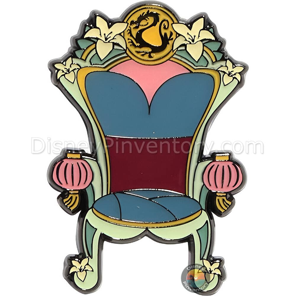 Loungefly Disney Princess Thrones Blind Box Pin Set - Mulan - Pin 49493