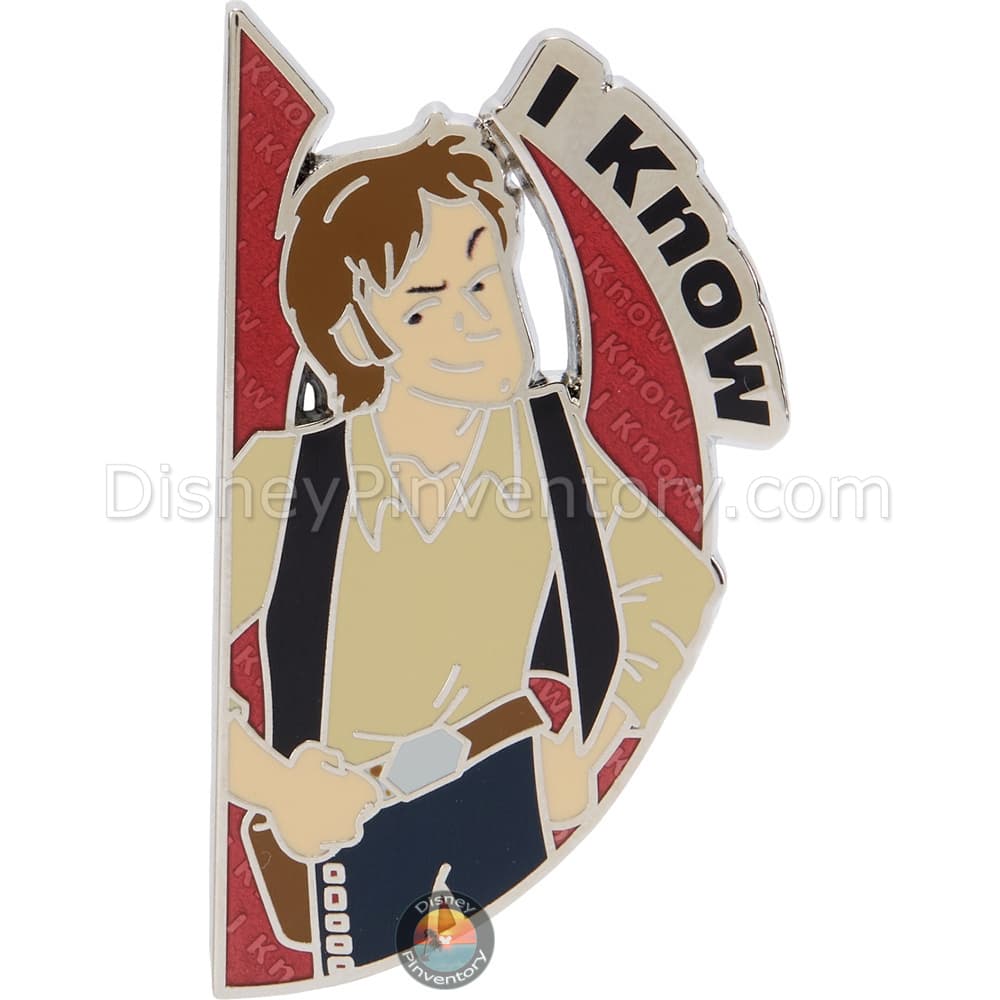 Princess Leia and Han Solo Pin Set - Han Solo Pin Only - Star Wars - Pin 51161