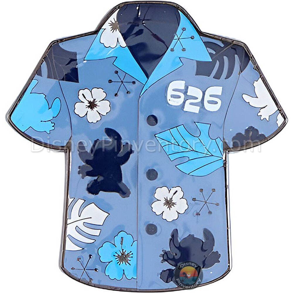 Loungefly Disney Lilo & Stitch Aloha Shirt Blind Box Pin Set - Experiment 626 (Stitch) - Pin 51225