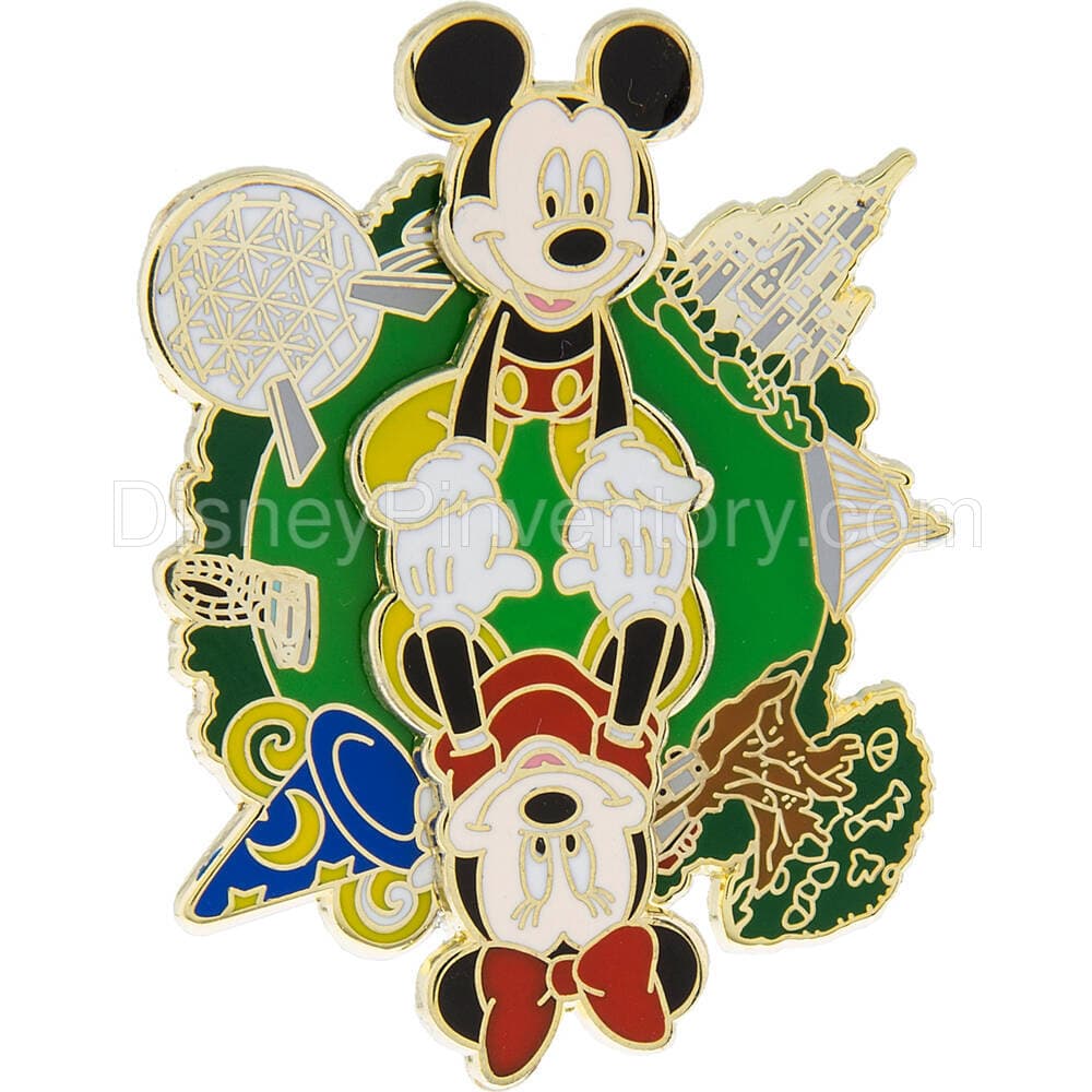 Four (4) Parks - Mickey & Minnie - Pin 7108