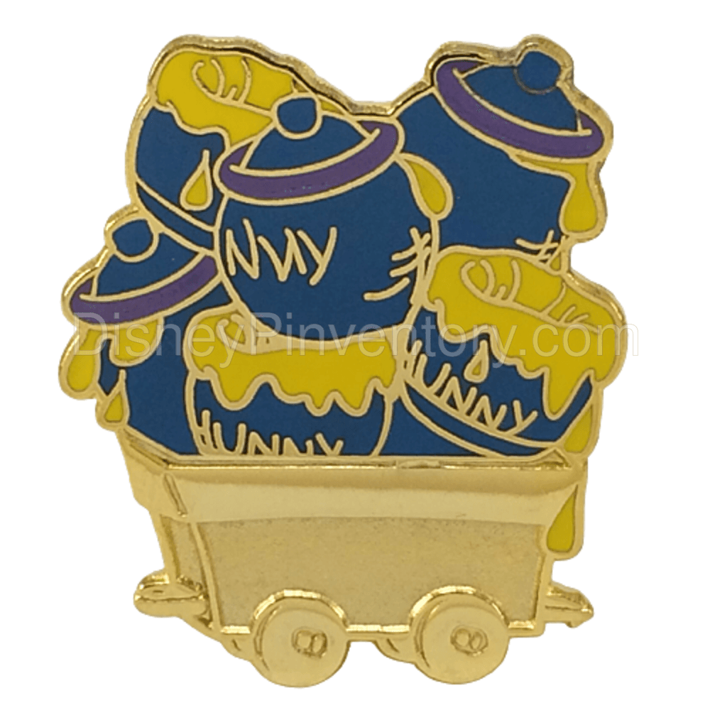 Cast Lanyard Series - Pooh's Golden Train (Hunny Pots) - Pin 880